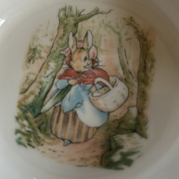2 Piece Frederick Warne & Co. Peter Rabbit-Plate and Bowl Wedgewood England - Picture 5 of 9